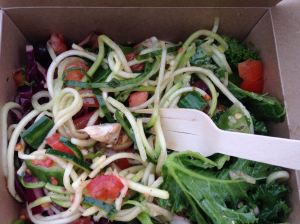 Mixed salad from the takeaway section